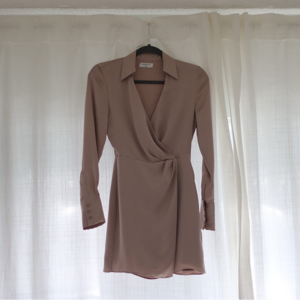 Babaton Blush Pink Collared Blouse